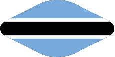 Banderas África Botswana Diverso 