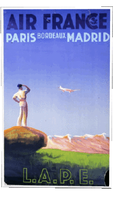 Humor - Fun Carteles retro - Marcas Air France 