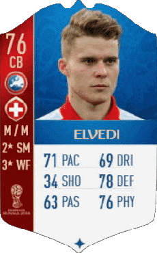 Multimedia Videospiele F I F A - Karten Spieler Schweiz Nico Elvedi 