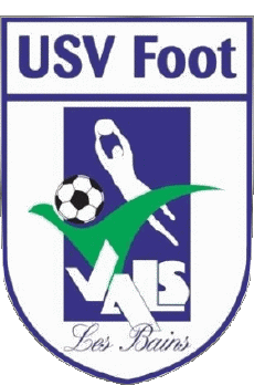 Sports FootBall Club France Logo Auvergne - Rhône Alpes 07 - Ardèche US Vals Les Bains 