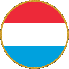 Bandiere Europa Lussemburgo Tondo 