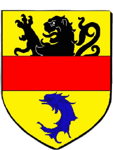 Wappen-Fahnen Frankreich Abteilungen - Städte 69 BRON Wappen