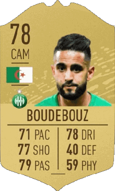 Multimedia Videogiochi F I F A - Giocatori carte Algeria Ryad Boudebouz 