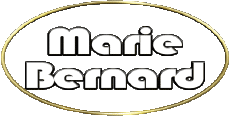 Vorname WEIBLICH - Frankreich M Zusammengesetzter Marie Bernard 