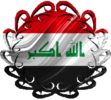 Fahnen Asien Irak Form 01 