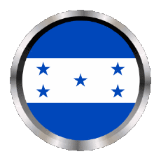 Drapeaux Amériques Honduras Rond - Anneaux 