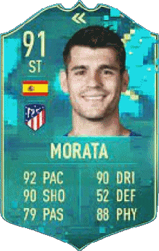 Multimedia Videogiochi F I F A - Giocatori carte Spagna Alvaro Morata 