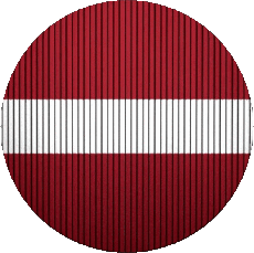 Fahnen Europa Lettland Runde 