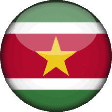 Fahnen Amerika Suriname Runde 