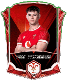 Sports Rugby - Players Wales Team 2025 Tom ROGERS 