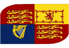 Drapeaux Europe Royaume Uni Étendard royal 