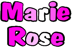 First Names FEMININE - France M Composed Marie Rose 