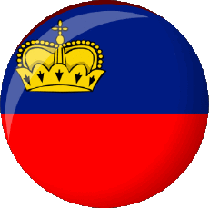 Fahnen Europa Liechtenstein Runde 