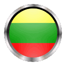 Fahnen Europa Litauen Rund - Ringe 