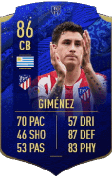 Multimedia Vídeo Juegos F I F A - Jugadores  cartas Uruguay José María Giménez 