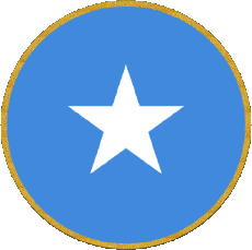 Banderas África Somalia Rond 