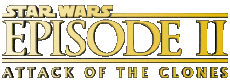 Multimedia Películas Internacional Star Wars Episodio 02 Attack of the Clones  Logo 