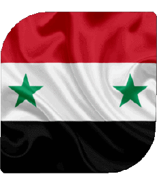 Fahnen Asien Syrien Platz 