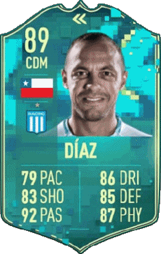 Multimedia Vídeo Juegos F I F A - Jugadores  cartas Chile Marcelo Diaz 