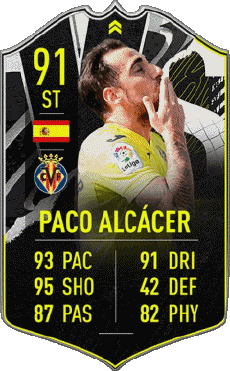 Multimedia Videogiochi F I F A - Giocatori carte Spagna Paco Alcacer 