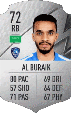 Multimedia Videospiele F I F A - Karten Spieler Saudi-Arabien Mohammed Al Buraik 