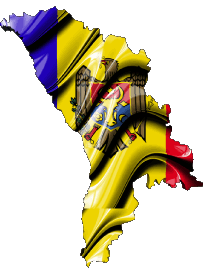 Drapeaux Europe Moldavie Carte 