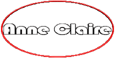 First Names FEMININE - France A Composed Anne Claire 