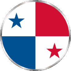 Flags America Panama Round 
