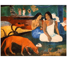 Humour - Fun Artiste  Peintre Paul Gauguin 
