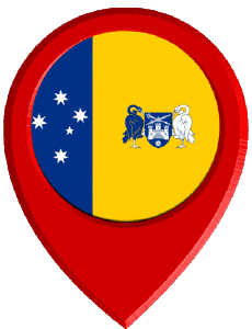 Flags Oceania Australia Australian Capital Territory Location Pin 