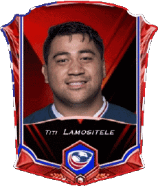 Sports Rugby - Players U S A Titi Lamositele 