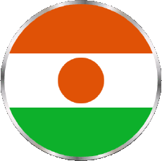 Flags Africa Niger Round 