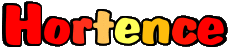 Vorname WEIBLICH - Frankreich H Hortence 