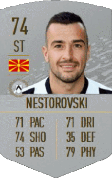 Multimedia Videospiele F I F A - Karten Spieler Mazedonien Ilja Nestorovski 