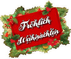 Messages Allemand Fröhliche  Weihnachten Serie 03 
