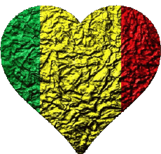 Flags Africa Mali Heart 