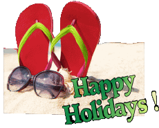 Messages Anglais Happy Holidays Fond Transparent 08 