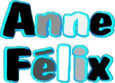 First Names FEMININE - France A Composed Anne Félix 