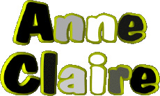 Nome FEMMINILE - Francia A Composto Anne Claire 