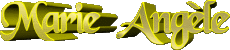 Prénoms FEMININ - France M Composé Marie Angèle 