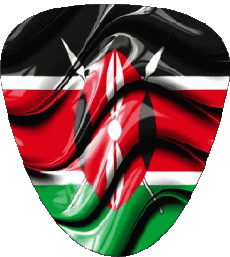 Flags Africa Kenya Form 01 