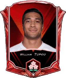 Sports Rugby - Joueurs Japon William Tupou 