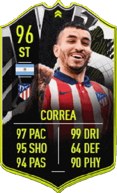 Multi Média Jeux Vidéo F I F A - Joueurs Cartes Argentine Angel Correa 