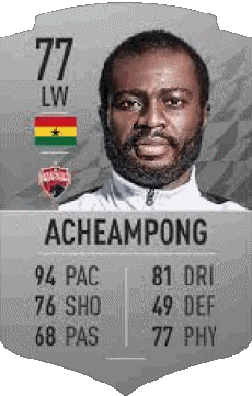 Multimedia Videospiele F I F A - Karten Spieler Ghana Frank Acheampong 