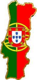 Flags Europe Portugal Map 