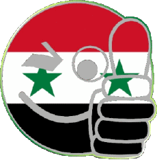 Banderas Asia Siria Smiley - OK 