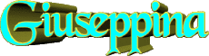 Nombre FEMENINO - Italia G Giuseppina 