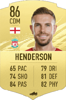 Multi Media Video Games F I F A - Card Players England Jordan Henderson 