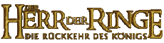 Multimedia V International Der Herr der Ringe Die Ruckkehr des Konigs Deutsches Logo 