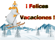 Messages Espagnol Felices Vacaciones Inverno Serie 06 